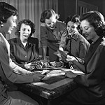 Unidentified women playing bridge in Tallahassee, Florida by State Library and Archives of Florida bridge card game photo