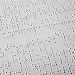 Braille by außerirdische sind gesund braille photo
